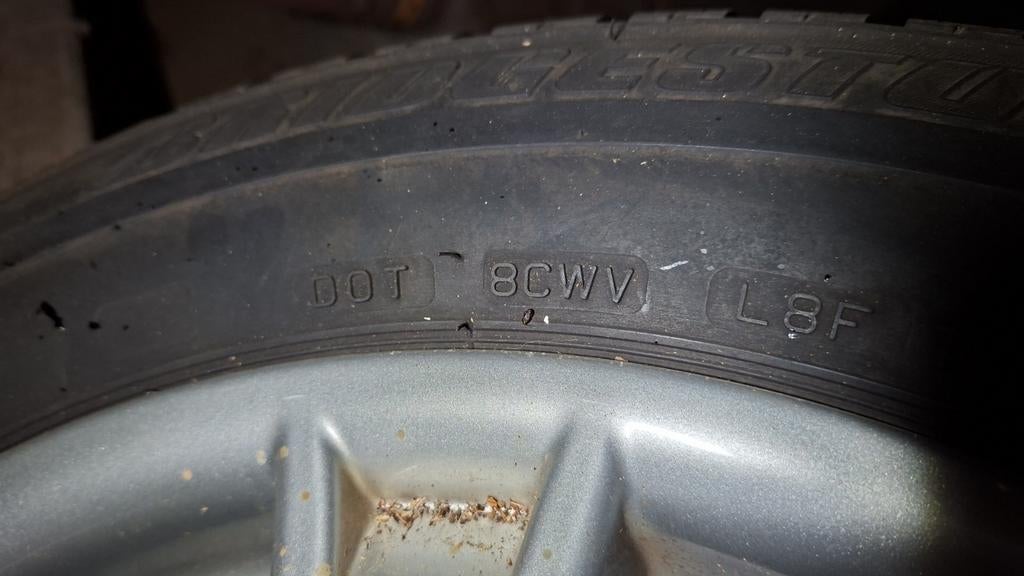 winterbanden 195x60x16 op velg voor subaru legacy v, Ophalen, Gebruikt