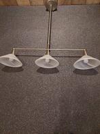 Eetkamerlamp - 3 lichts, Huis en Inrichting, Lampen | Hanglampen, Ophalen, Gebruikt, Glas, Modern