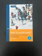 Wat is onderzoek? Nel Verhoeven, 5e druk, Ophalen of Verzenden, Gamma, Zo goed als nieuw, HBO