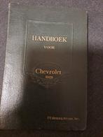 Handboek voor Chevrolet 1929, Gelezen, Chevrolet, Ophalen of Verzenden