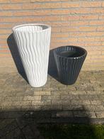 Bloempotten set - Kunststof, diverse maten, 25 tot 40 cm, Kunststof, M, Ophalen of Verzenden