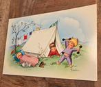 Kinderen bij tentje op de camping - Frankie, Verzenden, 1960 tot 1980, Ongelopen, Kinderen