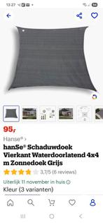 Zonne scherm schaduwdoek, Tuin en Terras, Ophalen of Verzenden, Zo goed als nieuw