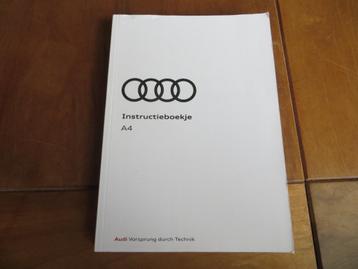 Nieuw instructieboek Audi A4 Sedan 2018 incl media/navigatie beschikbaar voor biedingen