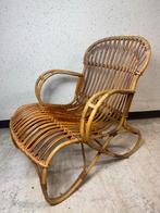 Dirk van Sliedregt RB2 Rotan Stoel - Mid-Century Design, Ophalen, Gebruikt, Bruin, ?