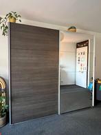 Schuifdeur kledingkast Goossens met spiegel, Huis en Inrichting, Kasten | Kledingkasten, Ophalen, Gebruikt, 200 cm of meer, Glas