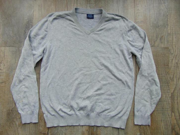 John Cabot pullover trui grijs maat L, Kleding | Heren, Truien en Vesten, Gedragen, Maat 52/54 (L), Grijs, Ophalen of Verzenden