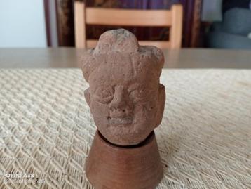 antiek terracotta kopje uit china periode Han  beschikbaar voor biedingen