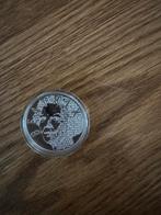 Zilveren 5 Euro Herdenkingsmunt 2003, Koningin Beatrix, Zilver, Euro's, Ophalen of Verzenden