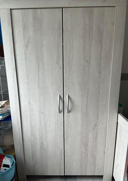 Interbaby ledikant 70x140-commode-hanglegkast-matraswanddec, Huis en Inrichting, Kasten | Lockerkasten, Zo goed als nieuw, Ophalen