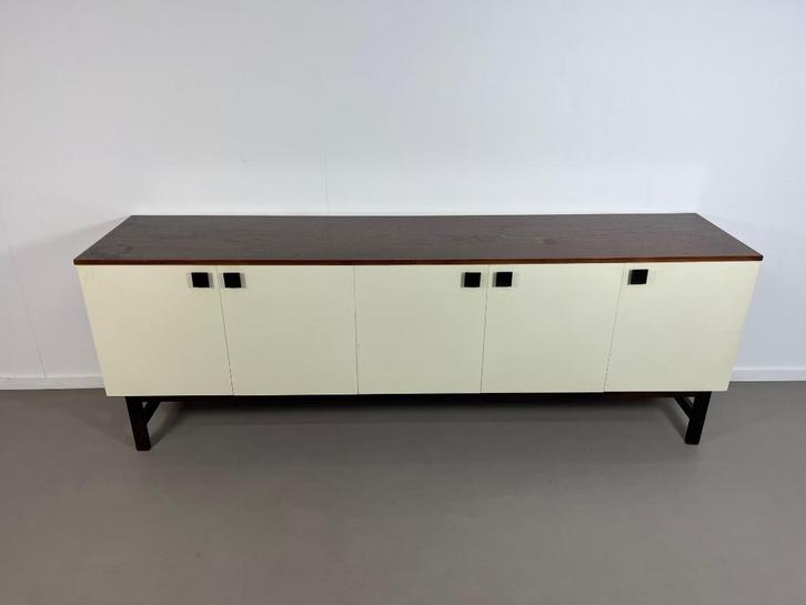 Vintage design wengé houten dressoir jaren 60, Huis en Inrichting, Kasten | Dressoirs, Gebruikt, 25 tot 50 cm, Ophalen