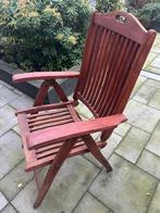 Hardhouten relax tuinstoel, Tuin en Terras, Ophalen, Zo goed als nieuw, Hout, Inklapbaar