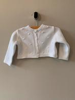 1x gedragen - Patachou vestje wit maat 62/3 maanden, Patachou, Ophalen of Verzenden, Zo goed als nieuw, Truitje of Vestje