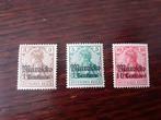 Duitse Post in Marokko, mi 46-48, ongebr, € 0,10 p.st., Verzenden, Overige periodes, Postfris