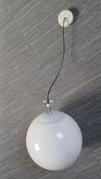 schoollamp origineel, vintage ouder dan 50jaar, Ophalen, Vintage, Zo goed als nieuw, Glas