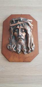Vintage Jezus muurplaquette, Ophalen of Verzenden, Gebruikt, Overige typen, Christendom | Katholiek