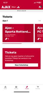 Ajax sparta, Eén persoon, December