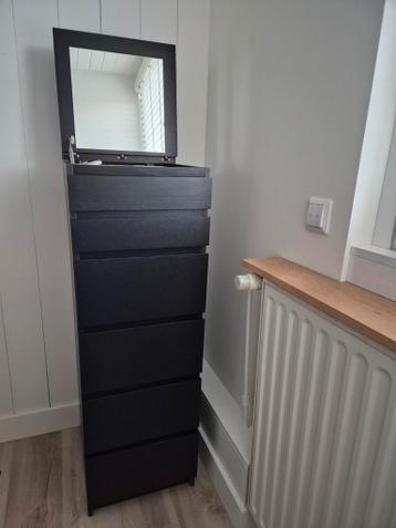 Mooie ladekast ikea malm zwartbruin - afbeelding 2