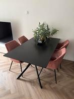 Zwarte tafel, Ophalen, 50 tot 100 cm, Zo goed als nieuw, 150 tot 200 cm