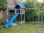 Speelhuis met glijbaan en schommel, Kinderen en Baby's, Speelgoed | Buiten | Speeltoestellen, Ophalen, Gebruikt, Glijbaan