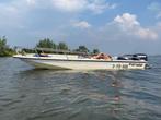 Wahoo twin console met 50 pk Evinrude E-tec (Boston Whaler), Ophalen, Gebruikt, 3 tot 6 meter, Buitenboordmotor