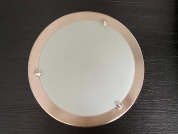 Plafondlamp zilverkleurig 30cm beschikbaar voor biedingen