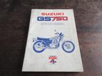 Suzuki GS750 GS 750 1976 Service manual werkplaatshandboek, Motoren, Handleidingen en Instructieboekjes, Suzuki