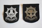 Stoffen mouwemblemen RIJKSPOLITIE  GEMEENTEPOLITIE, Ophalen, Landmacht, Nederland