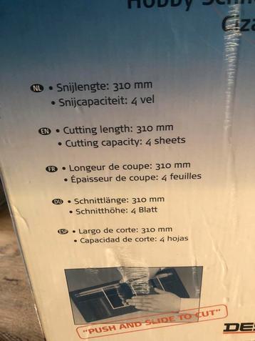 DESQ Hobbyrolsnijmachine - Zo Goed Als Nieuw beschikbaar voor biedingen