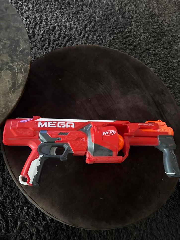 Nerf Mega Rotofury - Krachtpatser!, Kinderen en Baby's, Speelgoed | Overig, Gebruikt, Jongen of Meisje, Ophalen of Verzenden