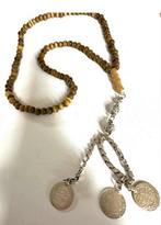 Tijgeroog Tesbih en zilveren sier kwast, Verzenden, Gebruikt, Overige typen, Islam