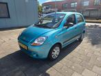 Chevrolet Matiz 0.8 2006 nieuwe apk AIRCO STUURBEKRACHTIGING, Voorwielaandrijving, Stof, Matiz, Blauw