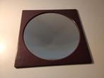 Vintage space age spiegeltje, paars retro kunststof, Ophalen of Verzenden, Huis en Inrichting