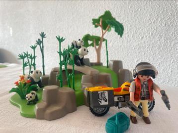 Playmobil 5272 -pandafamilie in bamboebos, compleet beschikbaar voor biedingen