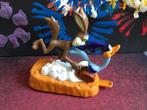 Looney tunes Roadrunner en Coyote , 10 cm, Verzamelen, Ophalen of Verzenden, Looney Tunes, Zo goed als nieuw, Beeldje of Figuurtje
