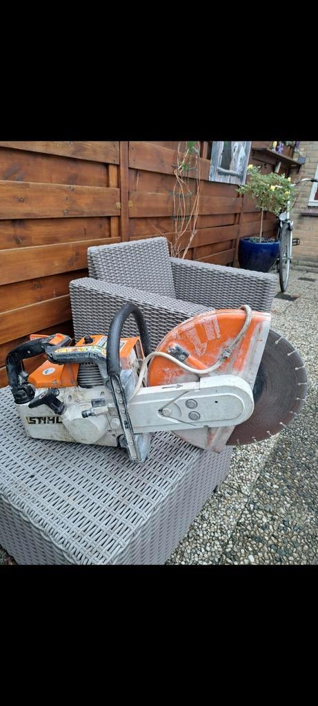 STIHL TS460 bandenzaag/betonzaag, Doe-het-zelf en Verbouw, Gereedschap | Slijpmachines, Gebruikt, Overige typen, 1000 watt of meer