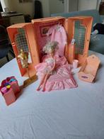 Barbie - slaapkamer Vintage Retro, Poppenhuis, Gebruikt, Ophalen of Verzenden