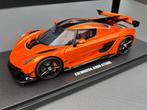 Koenigsegg Jesko Attack orange GT Spirit 1:18 ! C4F, Overige merken, ., Nieuw, Ophalen of Verzenden