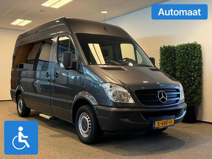 Mercedes-Benz Sprinter L2H2 Rolstoelbus Automaat, Auto's, Bestelauto's, Bedrijf, Te koop, Aangepast voor mindervaliden, Airconditioning