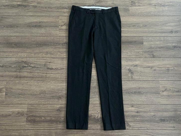 Suit Supply Heren Pantalon antraciet maat 46, Kleding | Heren, Broeken en Pantalons, Gedragen, Maat 46 (S) of kleiner, Zwart, Ophalen of Verzenden