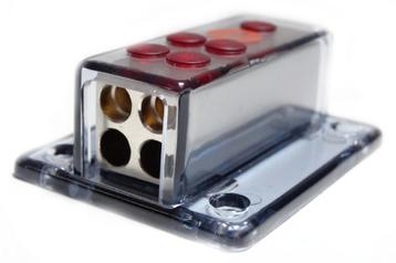 Necom PB-P25 Massa Verdeelblok 1x 10mm2 IN / 4x 25mm2 UIT beschikbaar voor biedingen