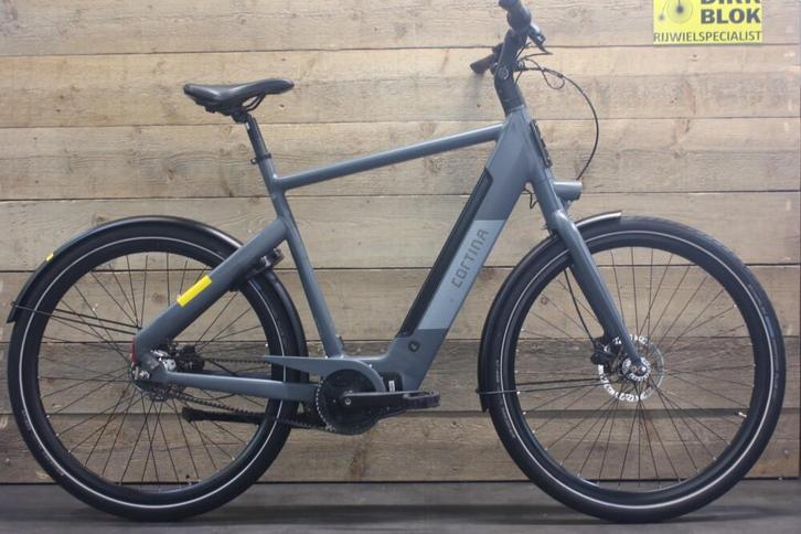 Cortina E-Blau middenmotor 61cm 500Wh accu + 12mnd Garantie, Fietsen en Brommers, Fietsen | Heren | Herenfietsen, Gebruikt