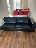 Lederen bank in topstaat - Zuidhorn, Huis en Inrichting, Banken | Bankstellen, Driepersoons, Ophalen of Verzenden, Zo goed als nieuw