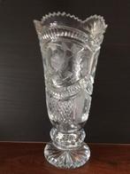Kristallen vaas, Huis en Inrichting, Woonaccessoires | Vazen, Overige kleuren, Ophalen of Verzenden, Minder dan 50 cm, Glas