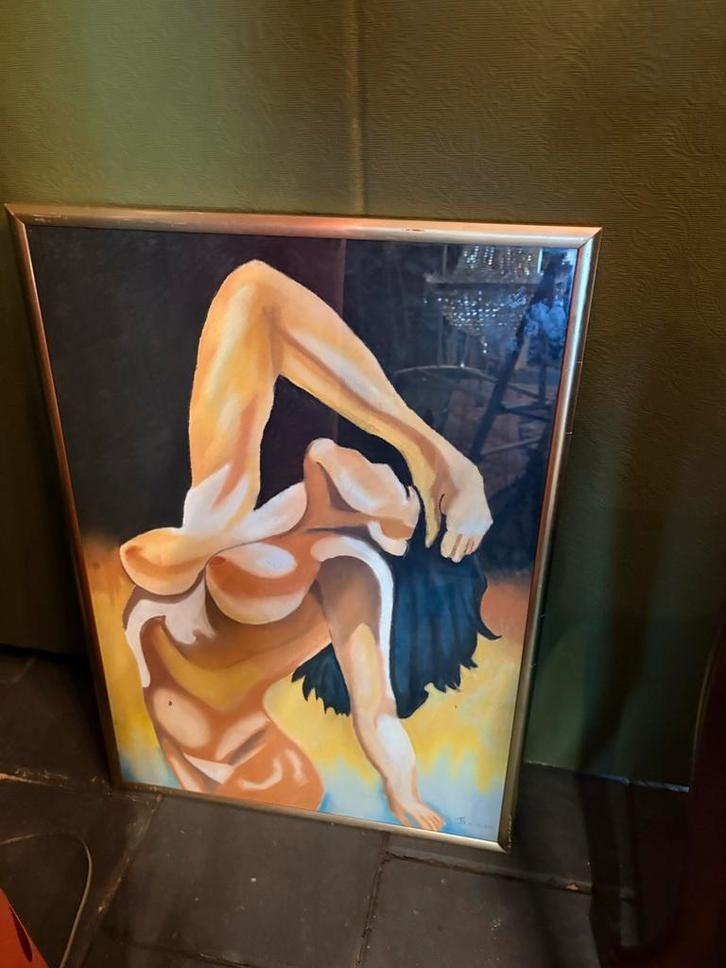 Schilderij van een vrouwelijk naakt, Antiek en Kunst, Kunst | Schilderijen | Klassiek, Ophalen