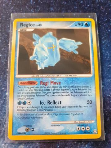 Pokémon kaart Regice Lv.43 #36 Legends Awakened  beschikbaar voor biedingen