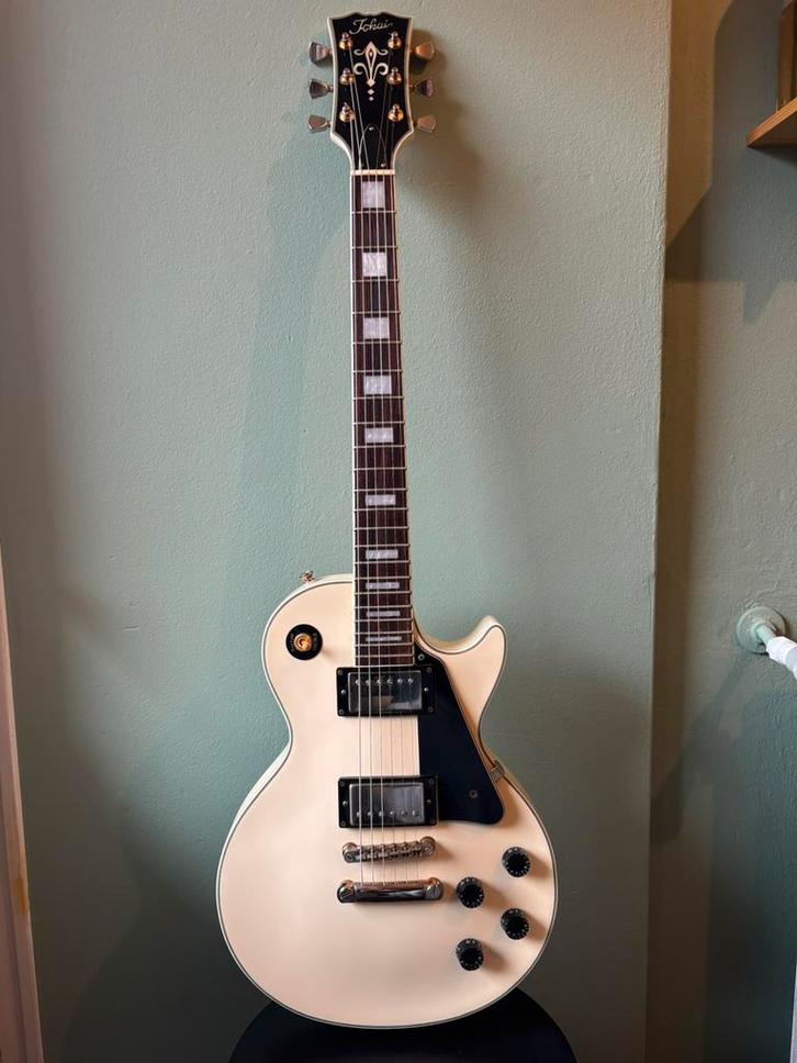 Tokai Les Paul – Snow White – incl. Koffer, Muziek en Instrumenten, Snaarinstrumenten | Gitaren | Elektrisch, Gebruikt, Solid body