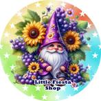L564 icing frosting kabouter 18cm eetbare taart print top, Hobby en Vrije tijd, Taarten en Cupcakes maken, Ophalen of Verzenden
