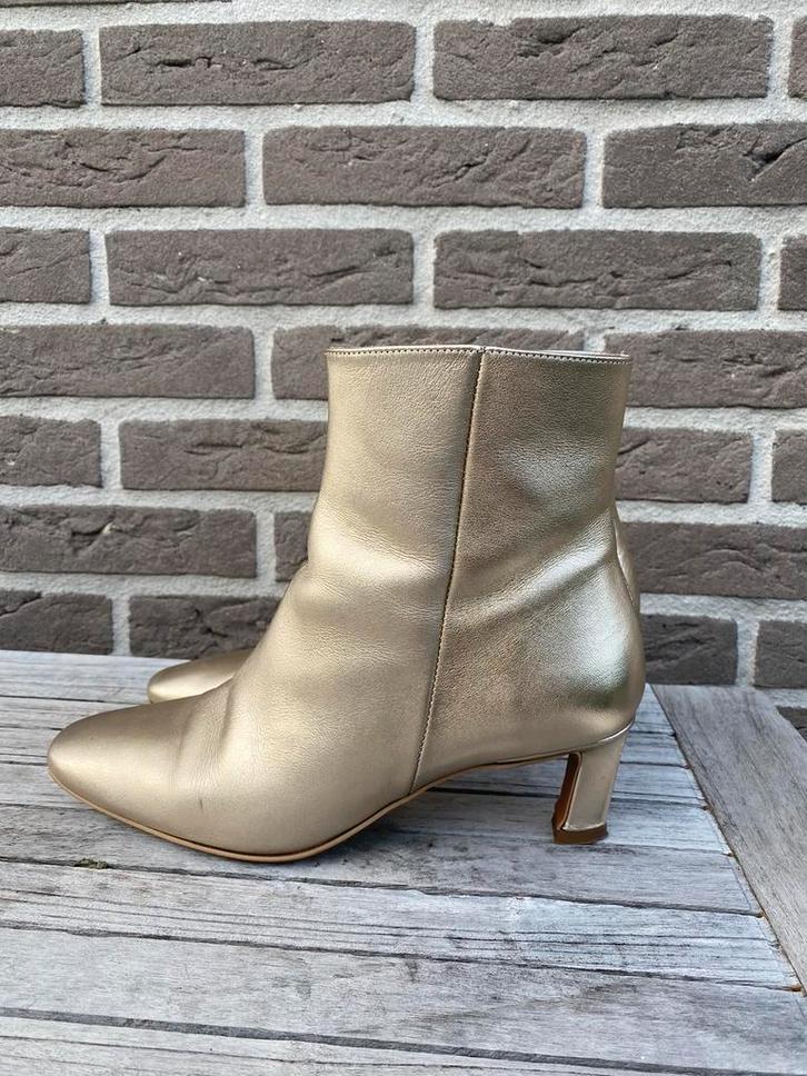 Dwrs laarsjes gold, Kleding | Dames, Schoenen, Zo goed als nieuw, Ophalen of Verzenden