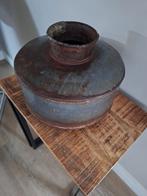 Vintage Metalen Vaas / Decoratie, Huis en Inrichting, Woonaccessoires | Vazen, Ophalen, Overige materialen, Gebruikt, Overige kleuren